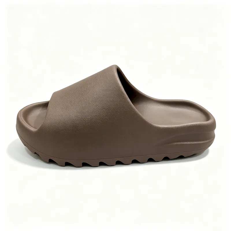 Thick cushioning sole structure of EVA sandals
